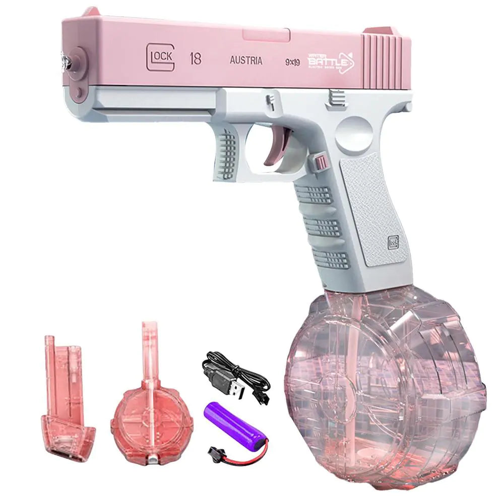 Electric Water Gun Toy with Drum